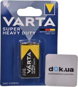 Батарейка Varta Superlife 2022101411 PP3 (Krona) 9 V 1 шт Батарейка Varta Superlife 2022101411 PP3 (Krona) 9 V 1 шт