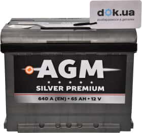 Аккумулятор AGM 6 CT-65-L Silver Premium AKBLU1054