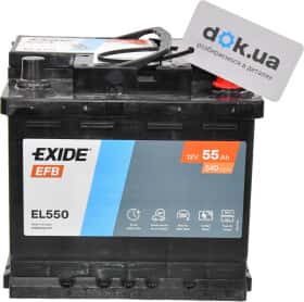Акумулятор Exide 6 CT-55-R Start-Stop EFB EL550