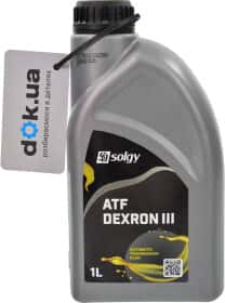 Трансмиссионное масло Solgy ATF Dexron III синтетическое