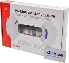 Парктронік Amio 01567 з чорними датчиками 4 шт.