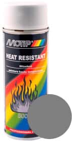 Аэрозольная краска Motip Heat Resistant Paint Grey матовая термостойкая 400 мл