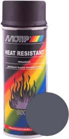 Аэрозольная краска Motip Heat Resistant Paint Anthracite матовая термостойкая 400 мл