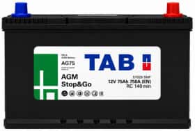 Акумулятор TAB 6 CT-75-R Stop&Go AGM 213175