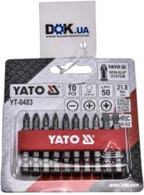 Набір бит Yato YT-0483 10 шт.