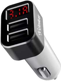 USB зарядка в авто Gelius Pro Wolt LCD GP-CC005 79003