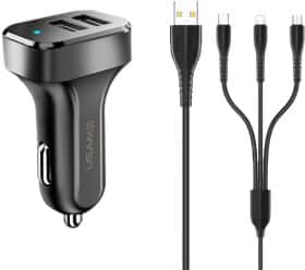 USB зарядка в авто Usams C13 79114