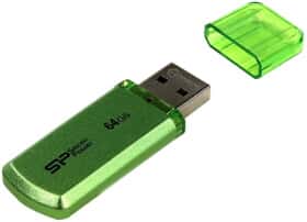 Флешка Silicon Power Helios 101 Green 64 ГБ Флешка Silicon Power Helios 101 Green 64 ГБ