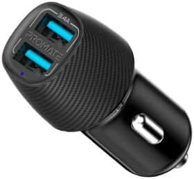 USB зарядка в авто Promate VOLTRIP-DUO-BLACK
