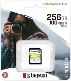 Карта памяти Kingston Canvas Select Plus SDXC 256 ГБ Карта памяти Kingston Canvas Select Plus SDXC 256 ГБ