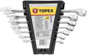 Набір ключів ріжково-накидних Topex 35D379 6-17 мм 6 шт