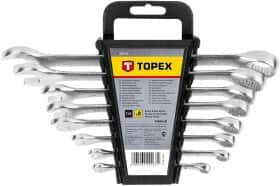 Набір ключів ріжково-накидних Topex 35D756 6-19 мм 8 шт