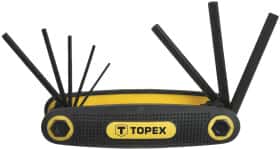 Набір ключів шестигранних Topex 35D958 1,5-6 мм 8 шт