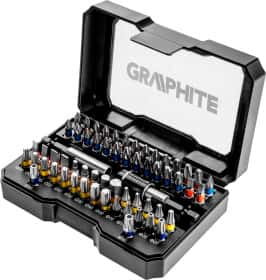 Набір бит з тримачем Graphite 56h600 58 шт.