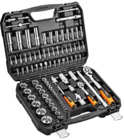 Набор торцевых головок и комплектующих Neo Tools 08-664 1/2", 1/4" (86 пр.)