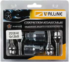 Комплект болтов-секреток с ключом WALLINE 372120h2
