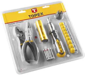 Набор инструментов Topex 39D527 1/4" 22 ед. Набор инструментов Topex 39D527 1/4" 22 ед.