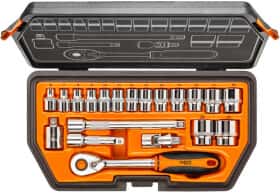 Набір торцевих головок та компонентів Neo Tools 08-610 3/8" (20 пр.)