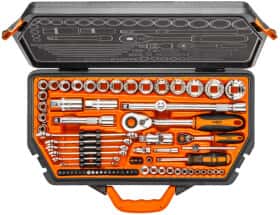 Набір торцевих головок та компонентів Neo Tools 08-635 1/2", 1/4" (71 пр.)