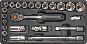 Набір торцевих головок та компонентів Neo Tools 84-270 1/2" (24 пр.)