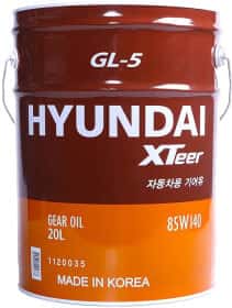 Трансмиссионное масло Hyundai XTeer GL-5 85W-140 синтетическое Трансмиссионное масло Hyundai XTeer GL-5 85W-140 синтетическое