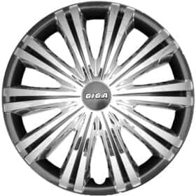 Комплект колпаков на колеса Argo Giga Chrome Dark цвет серебристый с хромированной отделкой