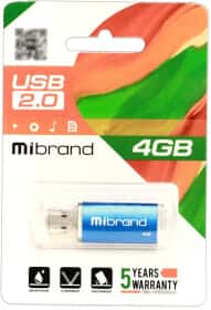 Флешка Mibrand Cougar 4 ГБ MI20CU4P1U