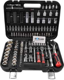 Набор торцевых головок и комплектующих Intertool ET-8111 1/2", 1/4" (111 пр.)