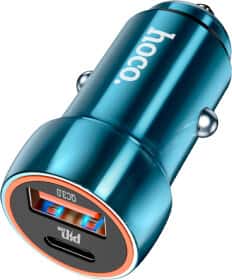 USB зарядка в авто Hoco Z46A Blue Whale 6931474770349