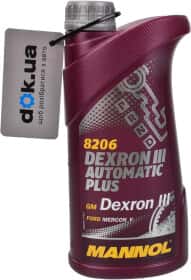 Трансмиссионное масло Mannol Dexron III Automatic Plus синтетическое Трансмиссионное масло Mannol Dexron III Automatic Plus синтетическое