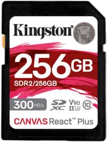 Карта пам’яті Kingston Canvas React Plus SDXC 256 ГБ Карта пам’яті Kingston Canvas React Plus SDXC 256 ГБ
