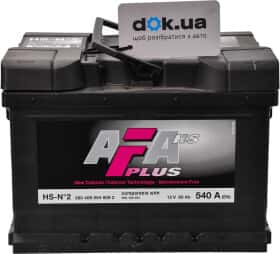 Аккумулятор Afa 6 CT-60-R HS 560409054