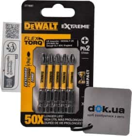 Набор бит DeWALT Impact Torsion DT7998T 5 шт.