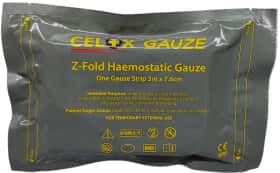 Гемостатичний бинт Celox Gauze Z-Fold НФ-00002156 Гемостатичний бинт Celox Gauze Z-Fold НФ-00002156