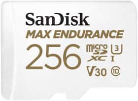 Карта памяти SanDisk Max Endurance microSDXC 256 ГБ с SD-адаптером