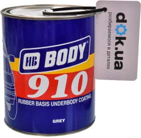 Антикор Body 910 каучуковый серый