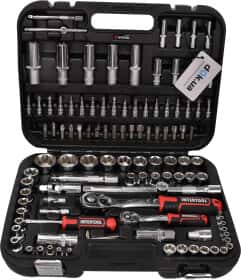 Набор торцевых головок и комплектующих Intertool ET-8110 1/2", 1/4" (110 пр.)
