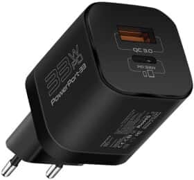 Сетевое зарядное устройство Promate PowerPort-33 Series powerport-33.black 33 Вт
