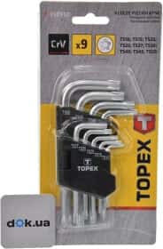 Набор ключей TORX Topex 35D950 9 шт