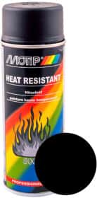 Аерозольна фарба Motip Heat Resistant Paint Black матова термостійка 400 мл