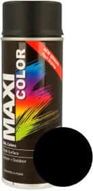 Аэрозольная краска Maxi Color Универсальная Black RAL 9005 матовая 400 мл