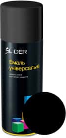 Аерозольна фарба Slider Універсальна чорний бурштин RAL 9005 матова 400 мл