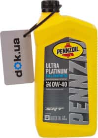 Моторна олива Pennzoil Ultra Platinum 0W-40 синтетична