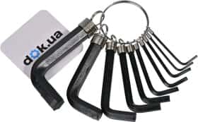 Набор ключей шестигранных MasterTool 75-0954 1,5-10 мм 10 шт