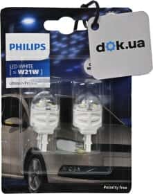 Автолампа Philips Ultinon Pro3100 W21W W3x16d 2,2 W біла 11065CU31B2