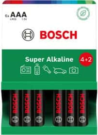 Батарейка Bosch Super Alkaline 8594162800179 AAA (мизинчиковая) 1,5 V 6 шт