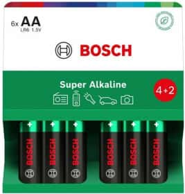 Батарейка Bosch Super Alkaline 8594162800186 AA (пальчиковая) 1,5 V 6 шт