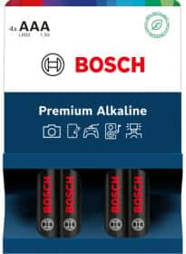 Батарейка Bosch Premium Alkaline 8594162800056 AAA (мізинчикова) 1,5 V 4 шт