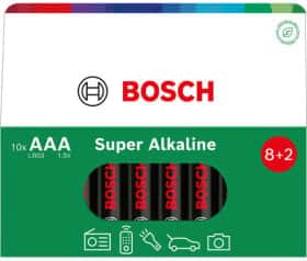 Батарейка Bosch Super Alkaline 8594162800230 AAA (мизинчиковая) 1,5 V 10 шт