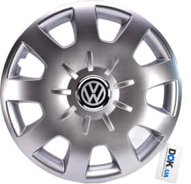 Комплект ковпаків на колеса SJS Volkswagen 314 колір сріблястий Комплект ковпаків на колеса SJS Volkswagen 314 колір сріблястий
